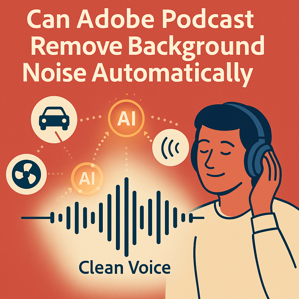 📰 Can Adobe Podcast Remove Background Noise&nbsp;Automatically?