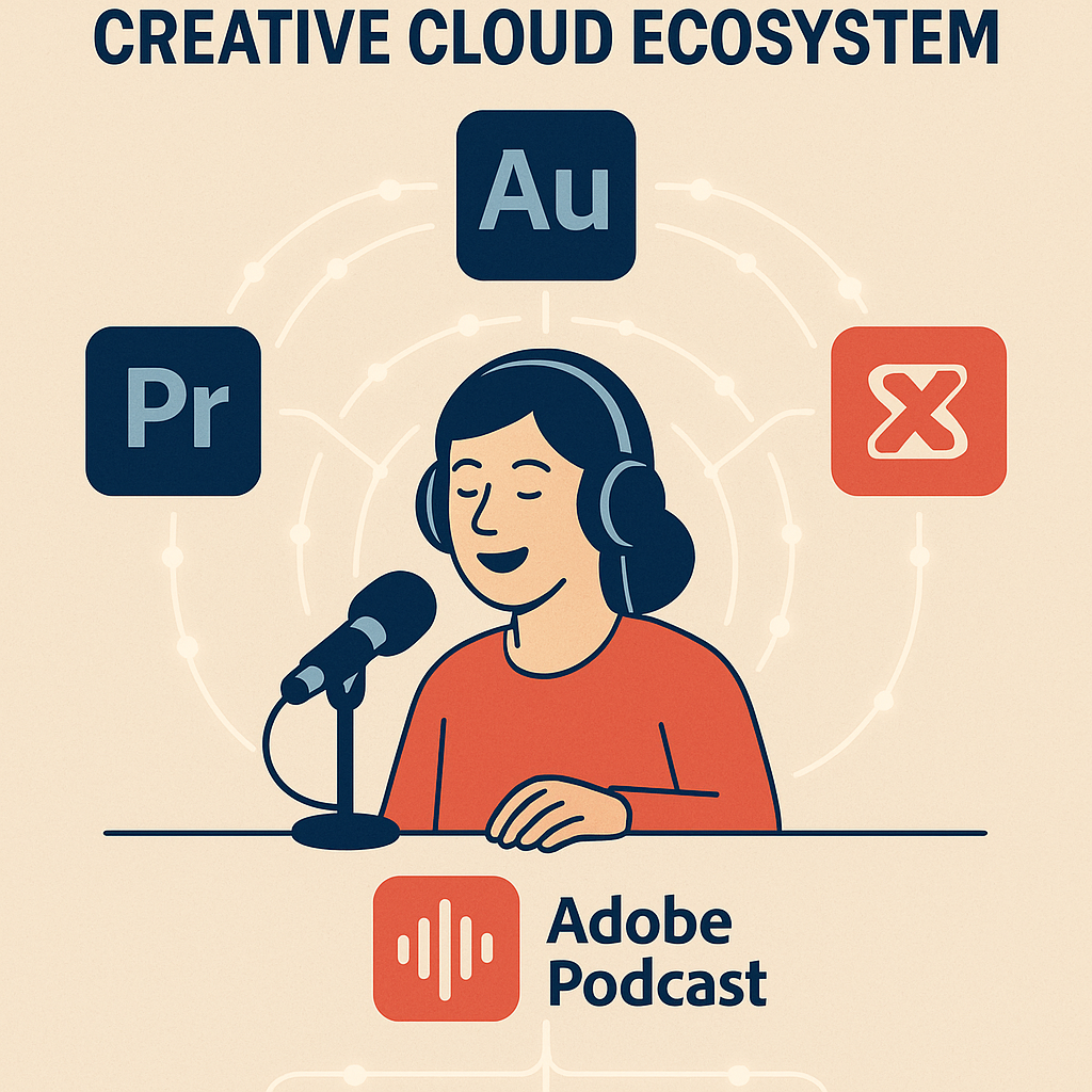 How Adobe Podcast Fits into the Creative Cloud Ecosystem
