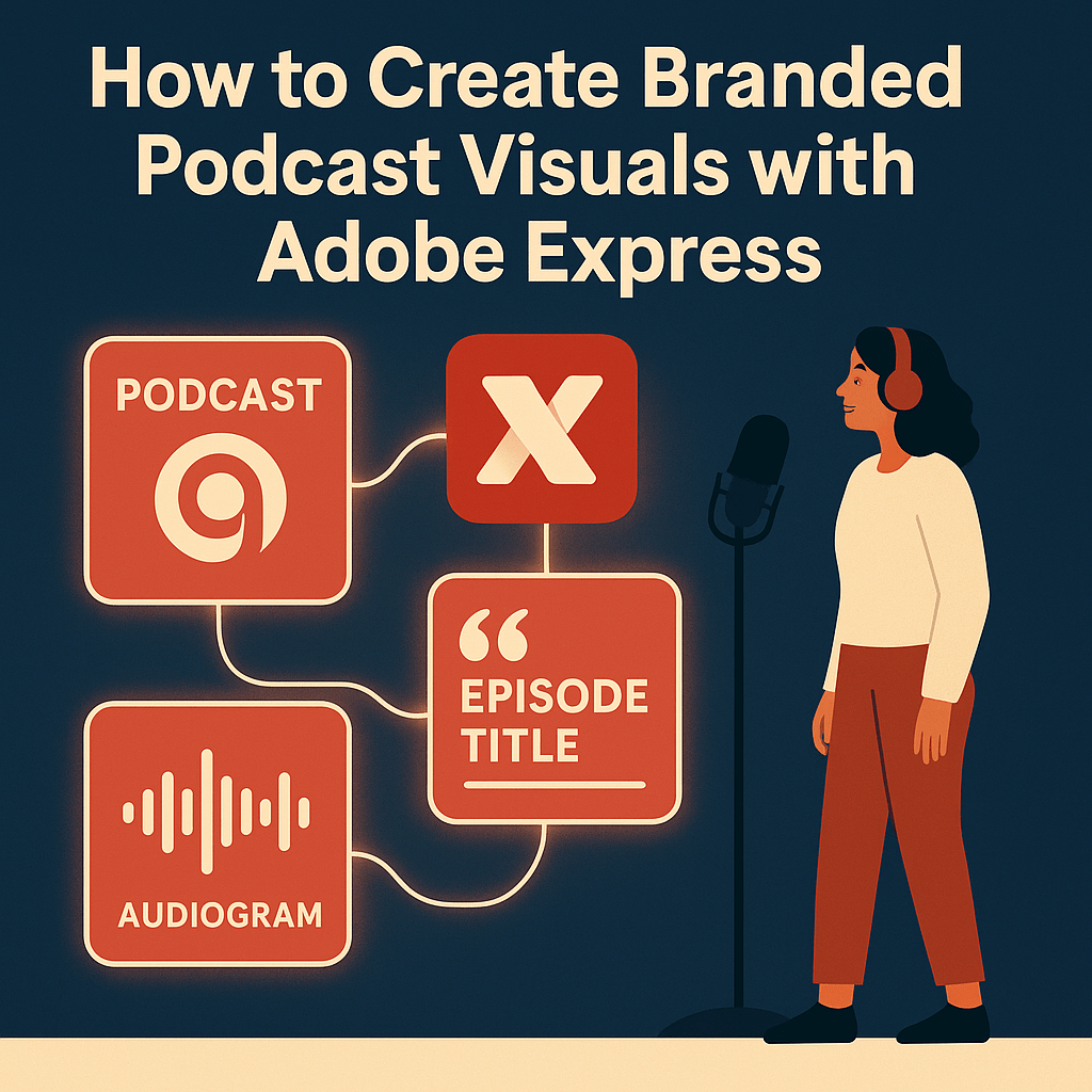 📰 How to Create Branded Podcast Visuals with Adobe&nbsp;Express