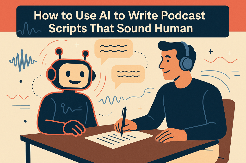 How to Use AI to Write Podcast Scripts That Sound&nbsp;Human